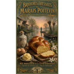 Brioches Tressées du Marais Poitevin — Manufacture Charneuil – affiche & plaque vintage | Manufacture Arssans