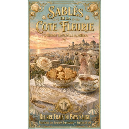 Sablés de la Côte Fleurie — Maison Hauteville-sur-Mer — Manufacture Arssans