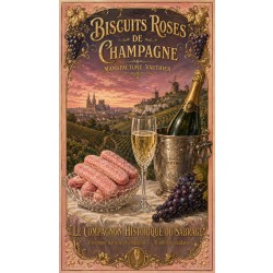 Biscuits Roses de Champagne — Manufacture Vauthier – affiche & plaque vintage | Manufacture Arssans