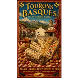 Tourons Basques — Atelier Etchegaray-Mauléon – affiche & plaque vintage | Manufacture Arssans
