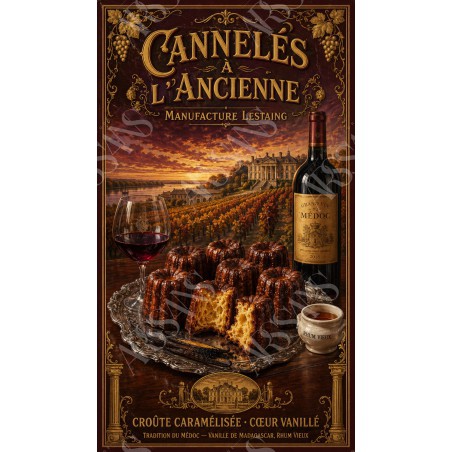 Cannelés à l'Ancienne — Manufacture Lestaing — Manufacture Arssans