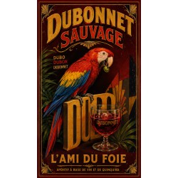 Dubonnet Sauvage — L'Ami du Foie – affiche & plaque vintage | Manufacture Arssans