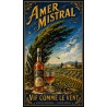 Amer Mistral — Vif comme le Vent – affiche & plaque vintage | Manufacture Arssans