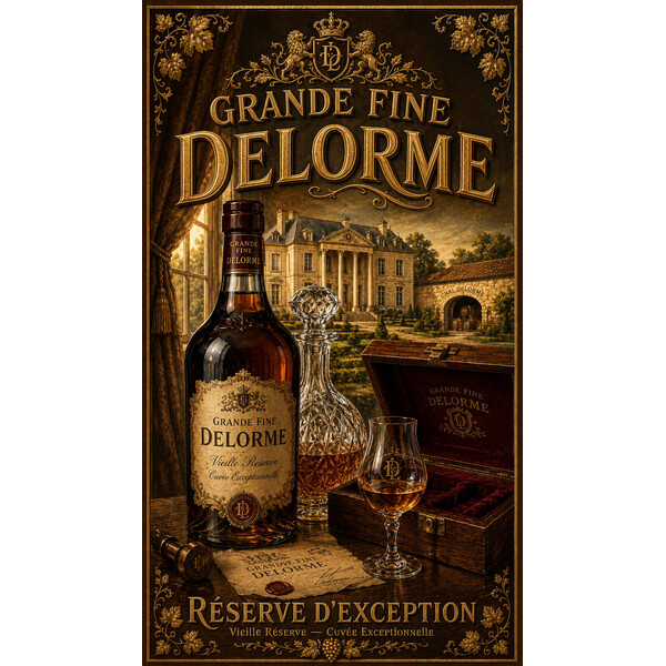 Grande Fine Delorme — Réserve d'Exception – affiche & plaque vintage | Manufacture Arssans