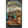 Rhum Saint-Pierre — L'Authentique des Antilles – affiche & plaque vintage | Manufacture Arssans