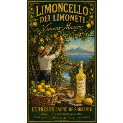 Limoncello dei Limoneti — Vincenzo Marino – affiche & plaque vintage | Manufacture Arssans