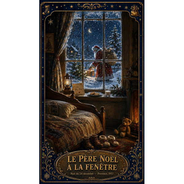 Le Père Noël à la Fenêtre — Manufacture Arssans