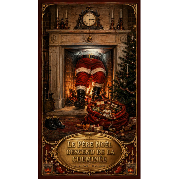 Le Père Noël Descend de la Cheminée — Manufacture Arssans