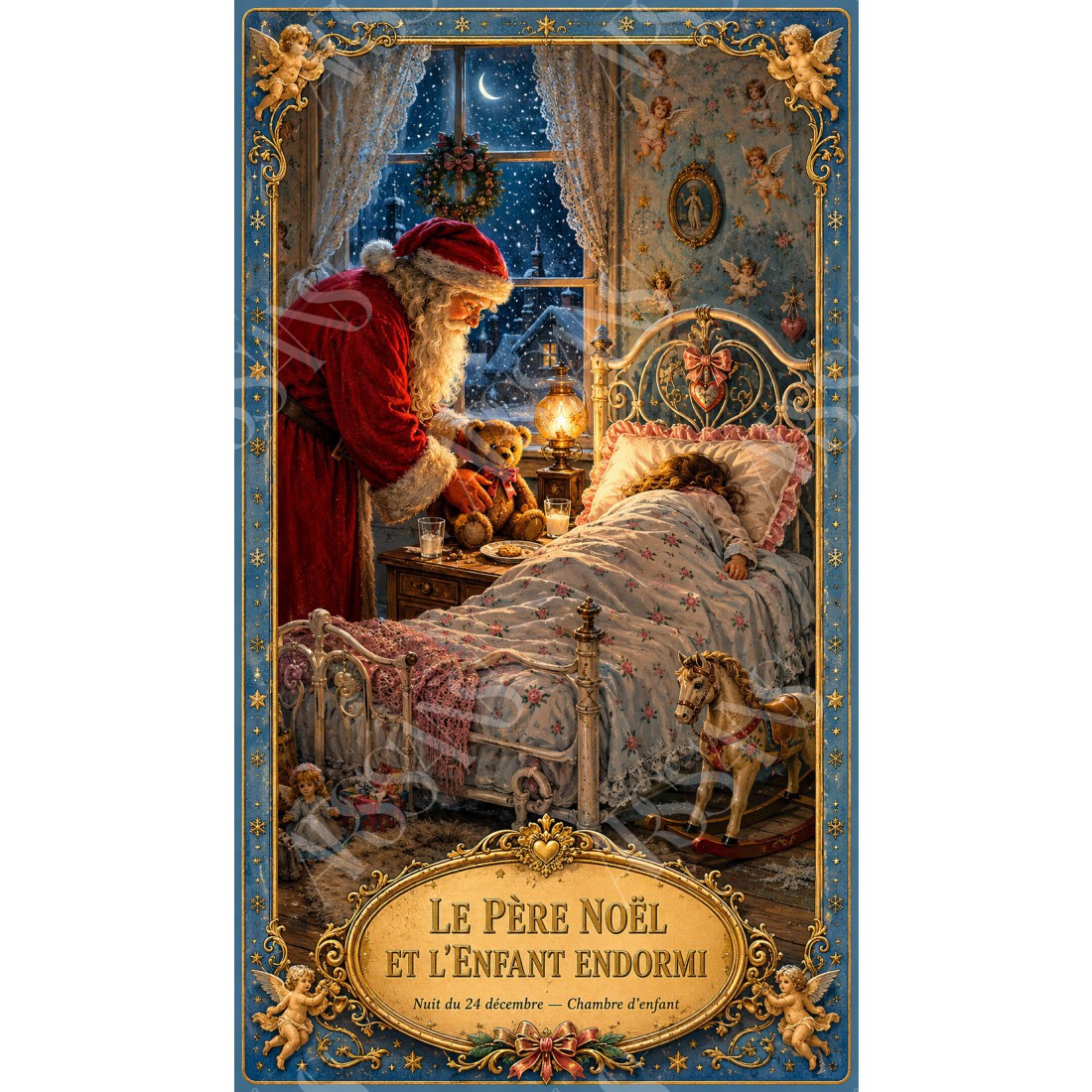 Le Père Noël et l'Enfant Endormi