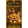 Madeleines de Tante Aurélie – affiche & plaque vintage | Manufacture Arssans