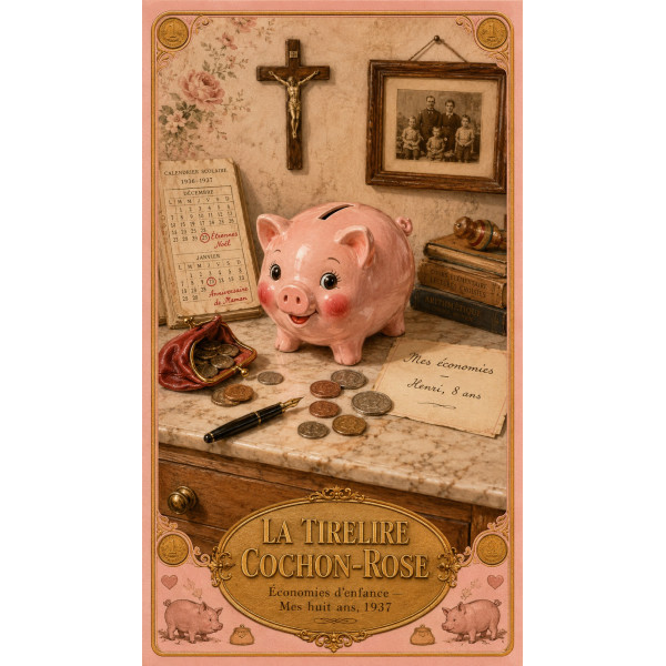 La Tirelire Cochon-Rose — Manufacture Arssans