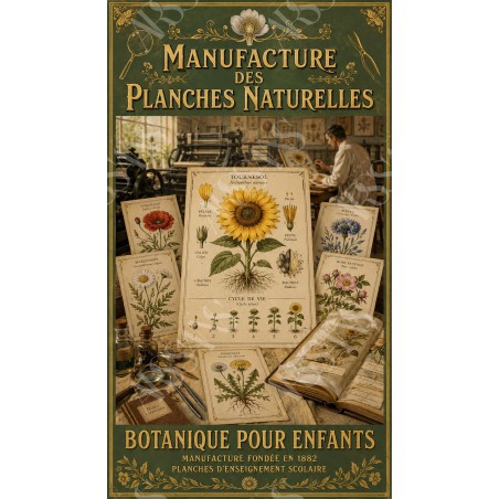 Manufacture des Planches Naturelles - affiche & plaque vintage | Manufacture Arssans