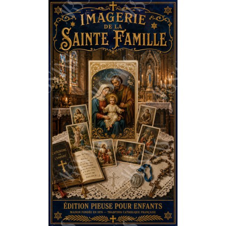 Imagerie de la Sainte Famille - affiche & plaque vintage | Manufacture Arssans