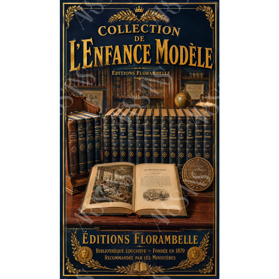 Collection de l'Enfance Modèle – affiche & plaque vintage | Manufacture Arssans