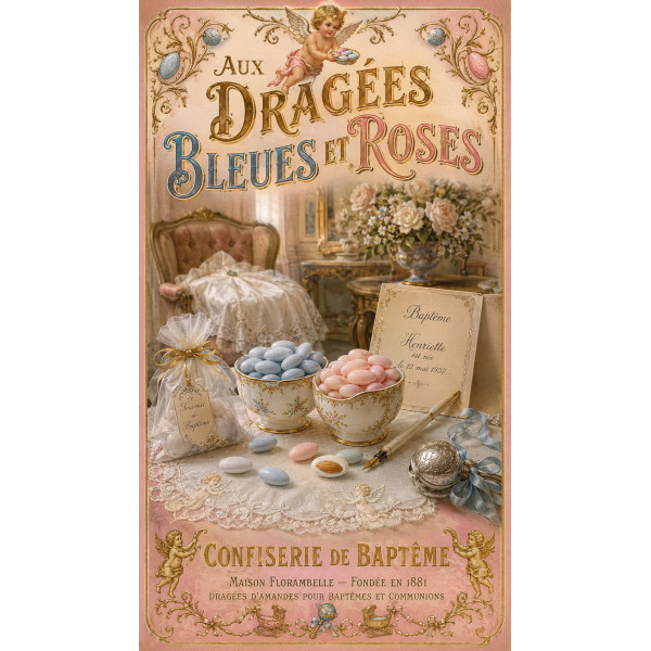 Aux Dragées Bleues et Roses — Manufacture Arssans