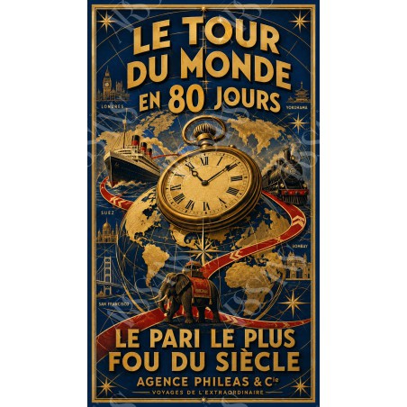 Le Tour du Monde en 80 Jours — Manufacture Arssans