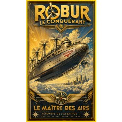 Robur le Conquérant – affiche & plaque vintage | Manufacture Arssans