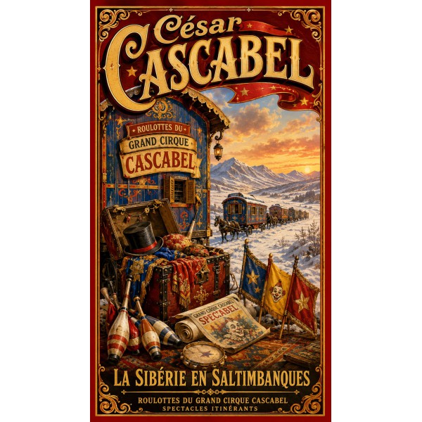 César Cascabel – affiche & plaque vintage | Manufacture Arssans