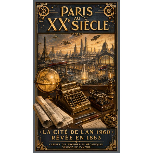 Paris au XXe Siècle – affiche & plaque vintage | Manufacture Arssans