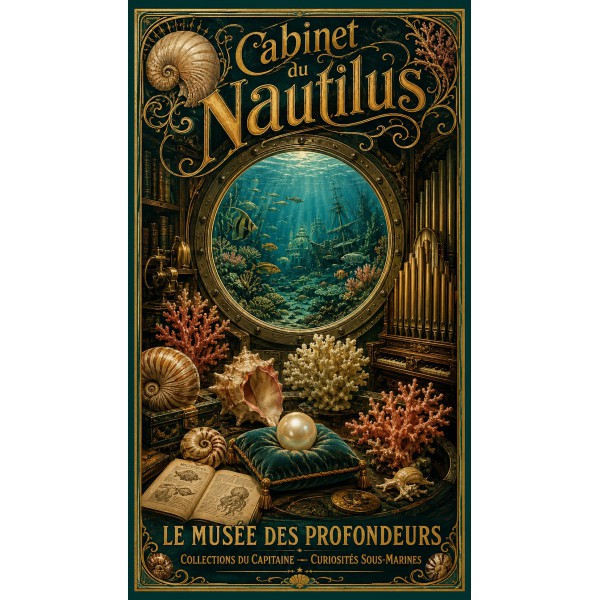 Cabinet du Nautilus – affiche & plaque vintage | Manufacture Arssans