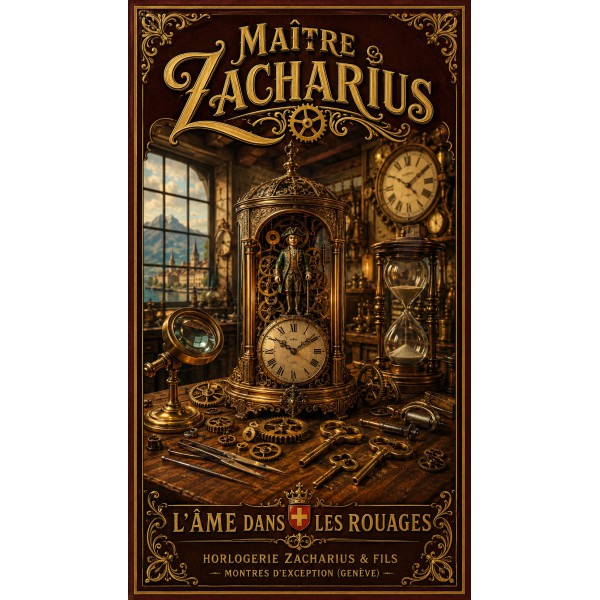 Maître Zacharius – affiche & plaque vintage | Manufacture Arssans