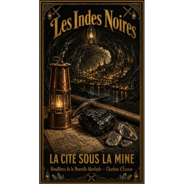 Les Indes Noires – affiche & plaque vintage | Manufacture Arssans