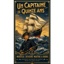 Un Capitaine de Quinze Ans – affiche & plaque vintage | Manufacture Arssans