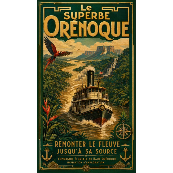 Le Superbe Orénoque – affiche & plaque vintage | Manufacture Arssans