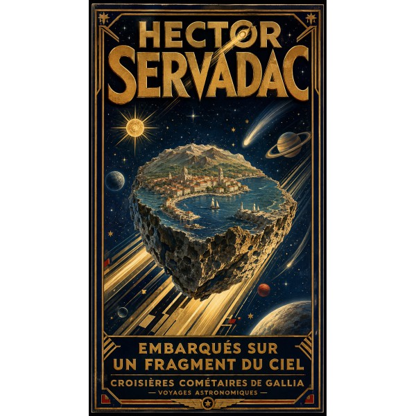 Hector Servadac – affiche & plaque vintage | Manufacture Arssans