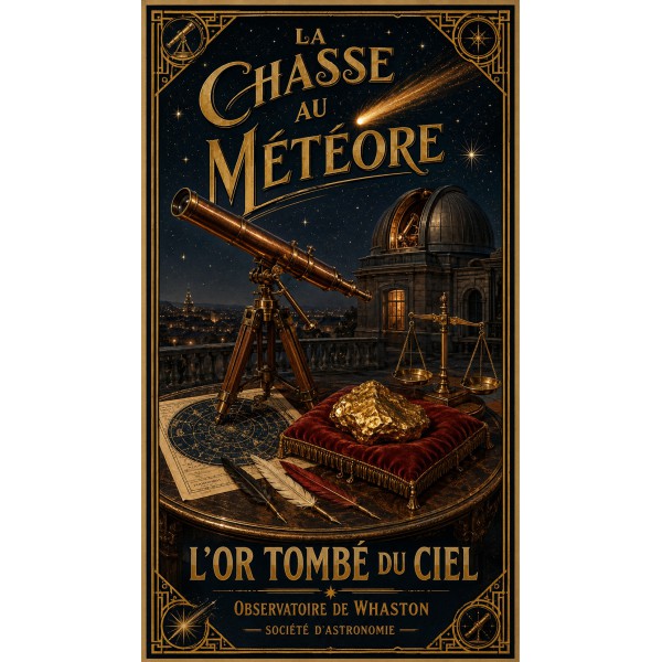 La Chasse au Météore – affiche & plaque vintage | Manufacture Arssans
