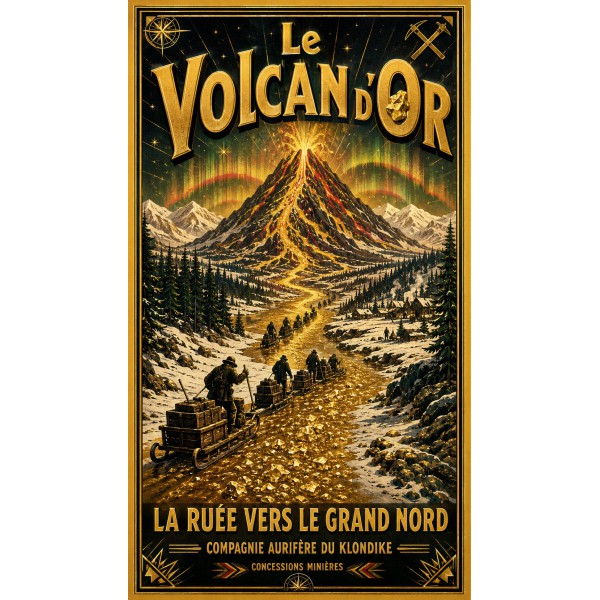 Le Volcan d'Or – affiche & plaque vintage | Manufacture Arssans