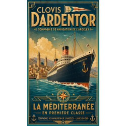 Clovis Dardentor – affiche & plaque vintage | Manufacture Arssans