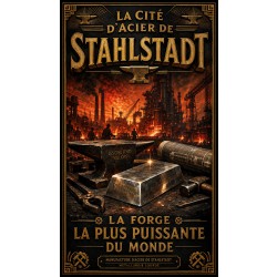 La Cité d'Acier de Stahlstadt – affiche & plaque vintage | Manufacture Arssans