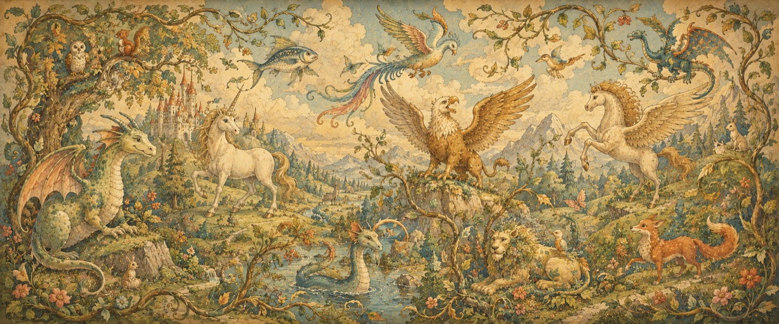 Bestiaire fabuleux des enfants
