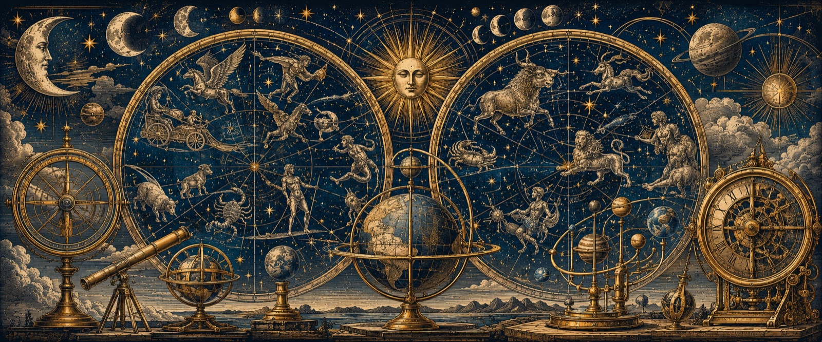 Carte du ciel et machines célestes