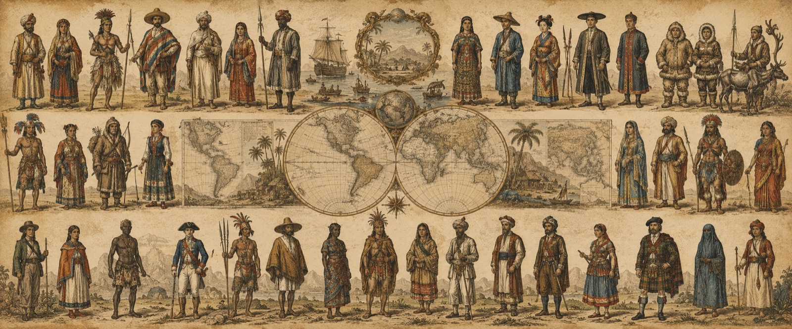 Atlas des peuples et costumes