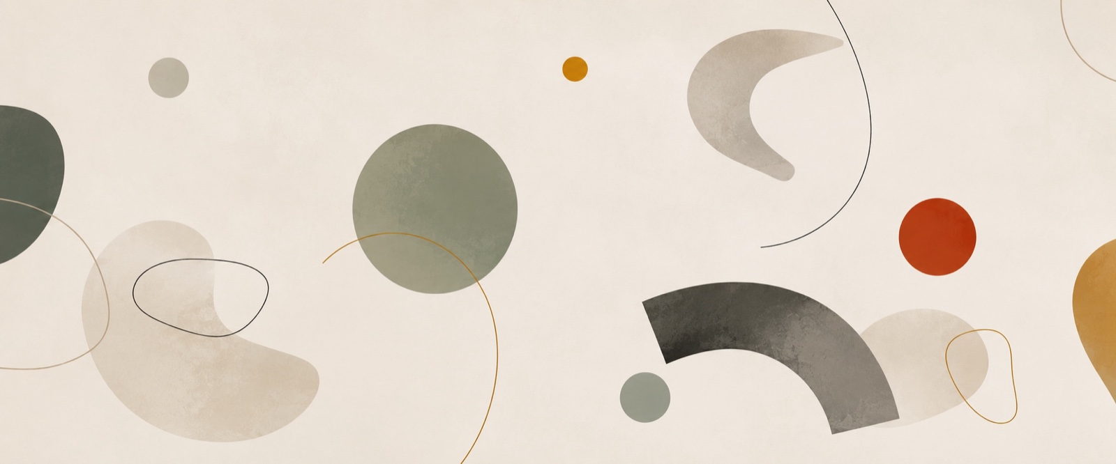 Formes flottantes et grand vide