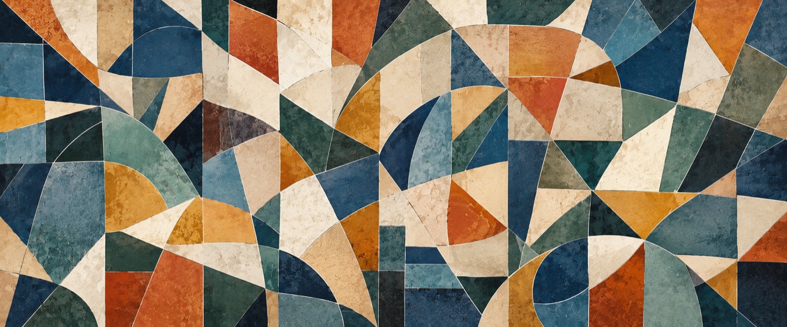 Mosaïque géométrique moderne