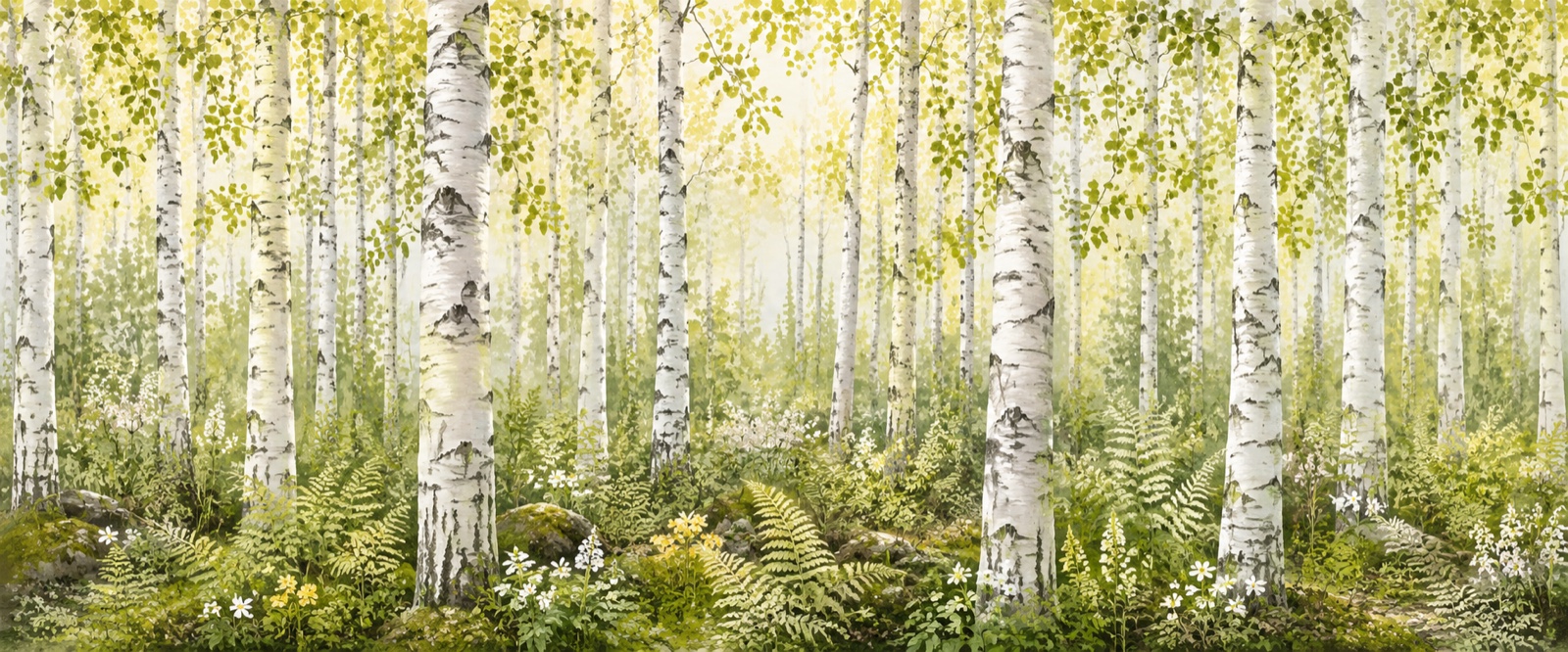 Forêt de bouleaux
