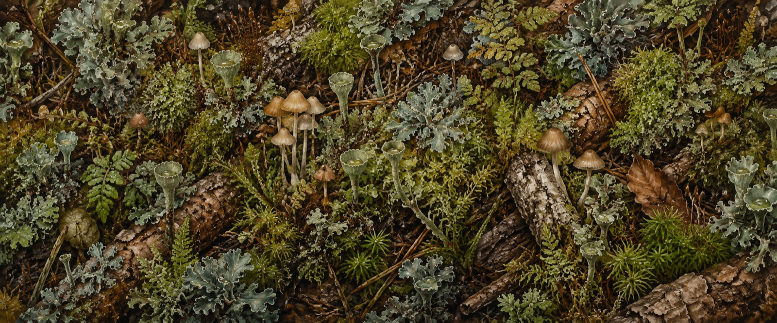 Mousses et lichens