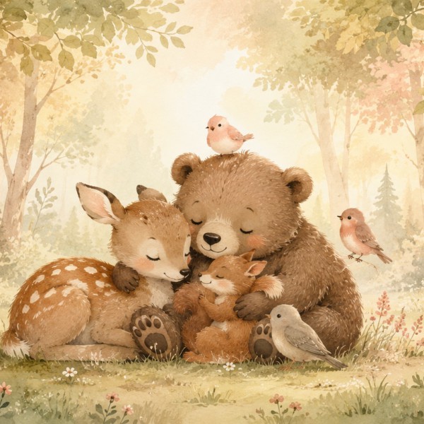 Petit ours et ses amis de la forêt — Manufacture Arssans