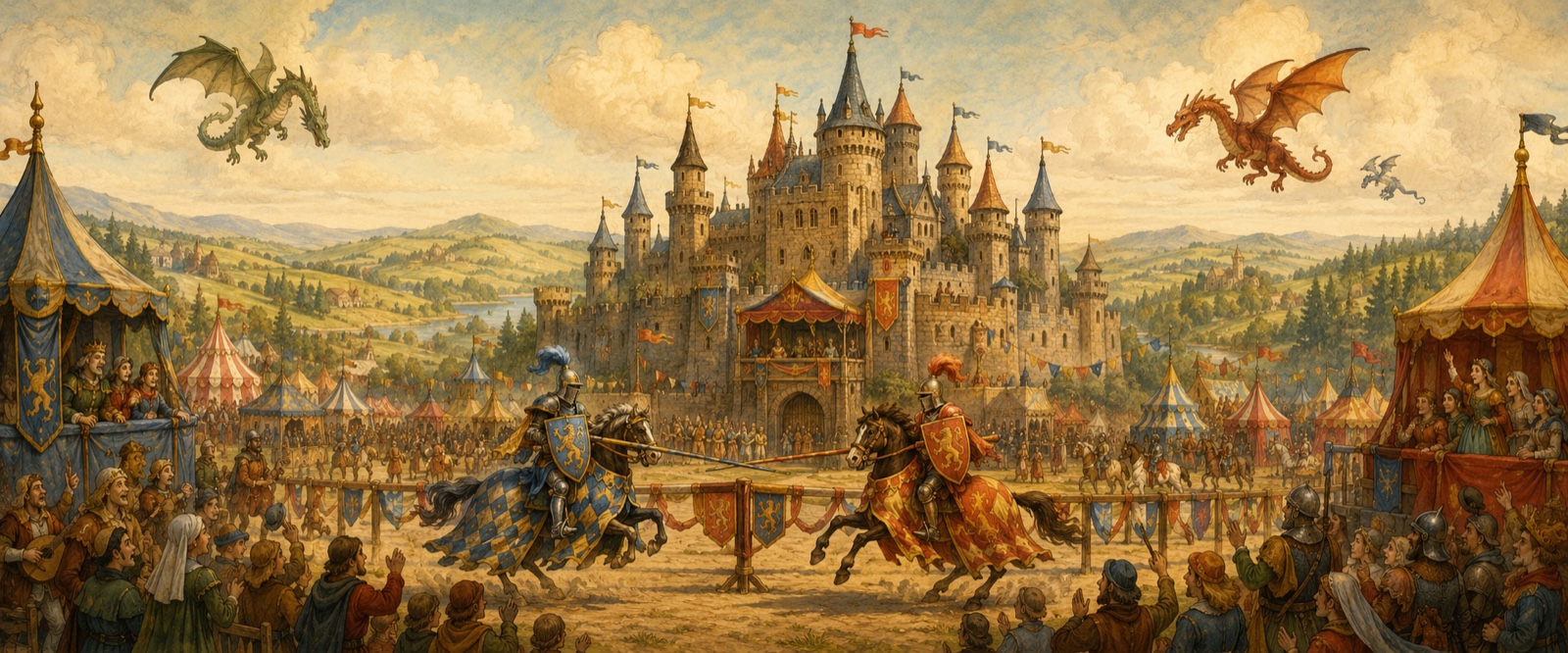 Château fort et tournoi médiéval