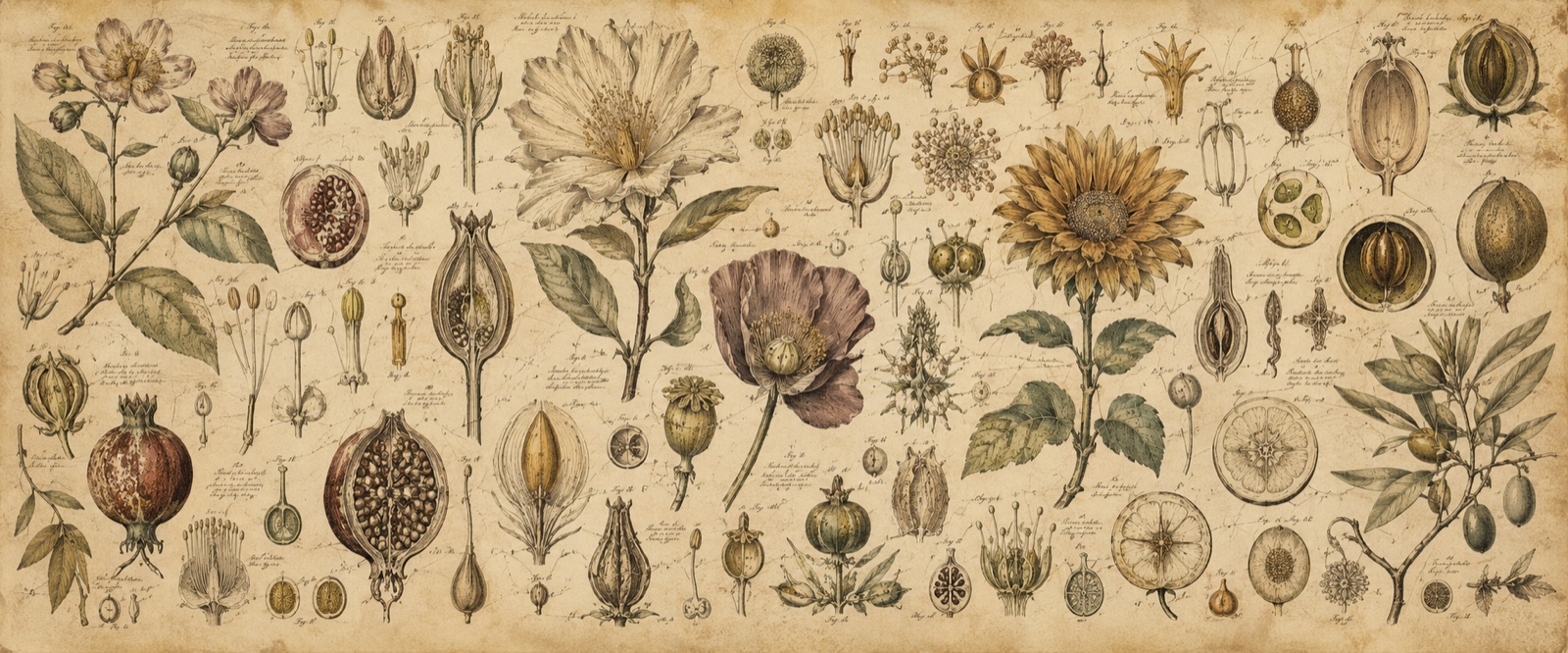 Planche d'anatomie botanique