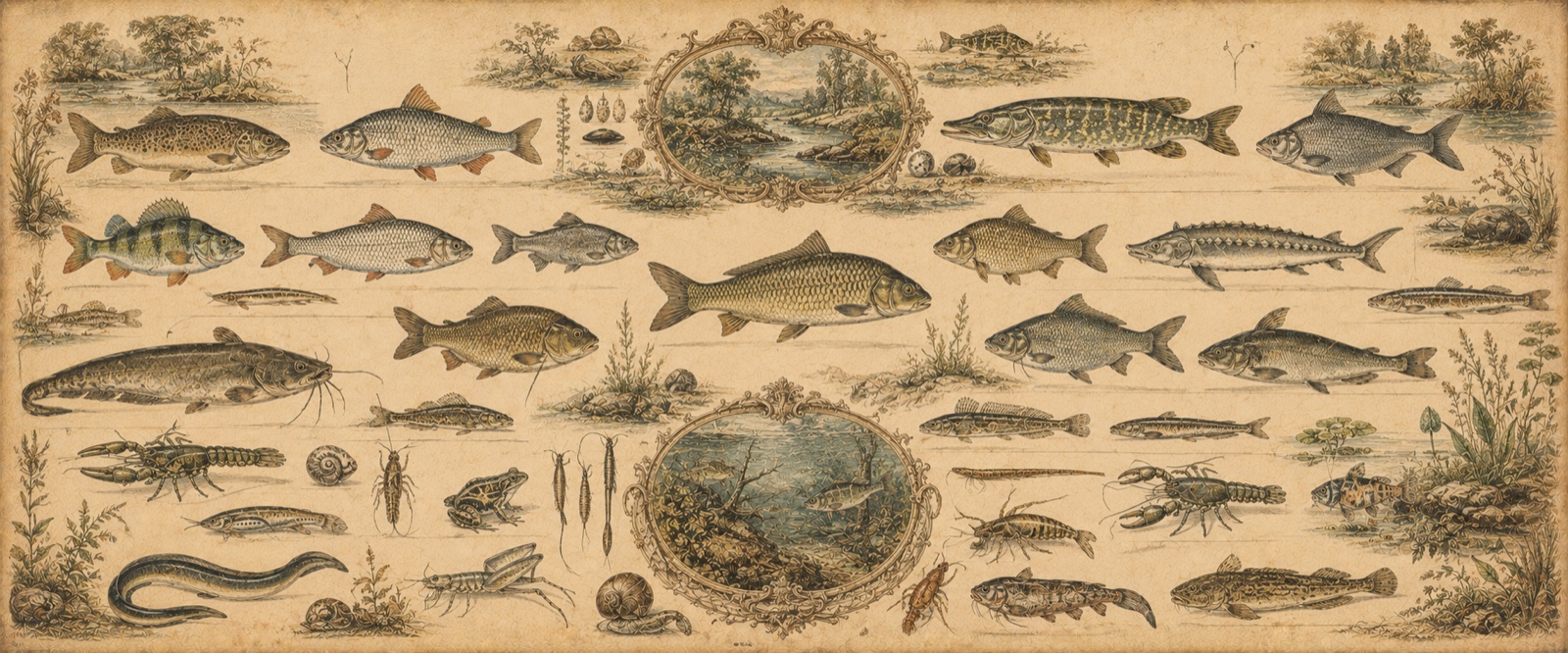 Atlas des poissons d'eau douce