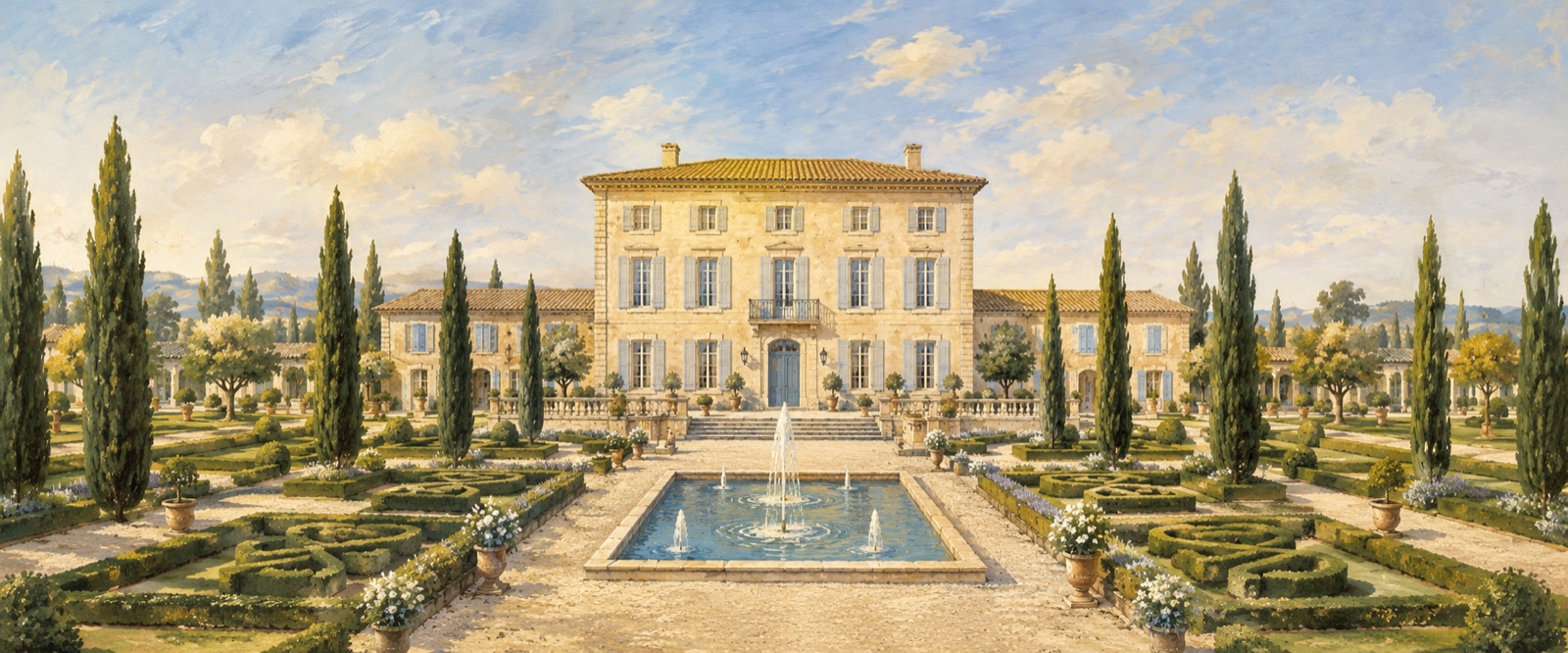 Bastide et jardin