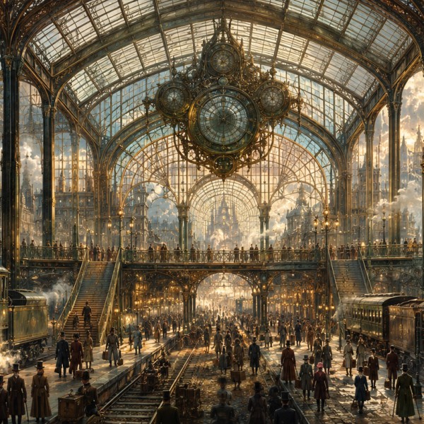 Gare-cathédrale du voyage extraordinaire — Manufacture Arssans