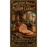 Saucisson Brioché — Maison Carnot – affiche & plaque vintage | Manufacture Arssans