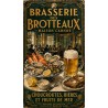 Brasserie des Brotteaux — Maison Carnot – affiche & plaque vintage | Manufacture Arssans