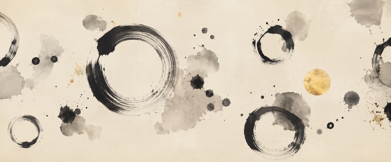 Enso et taches d'encre