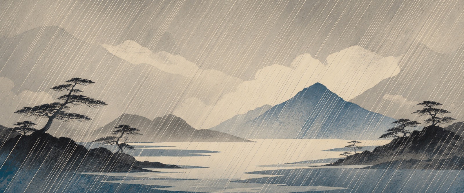 Pluie d'estampe